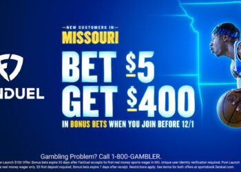 $400 Missouri FanDuel Promo Code now available for Black Wednesday!