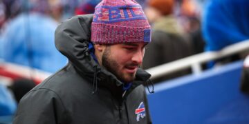 Dalton Kincaid practicing with knee brace as Bills prepare for Bengals