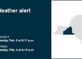 Weather alert issued for Southern Tier and Central NY Tuesday evening