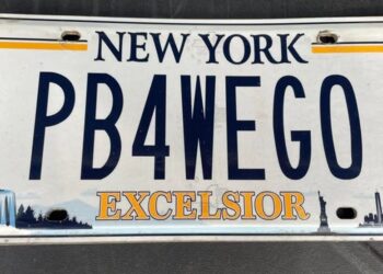 ‘PB4WEGO,’ Governor highlights this unique bathroom awareness license plate