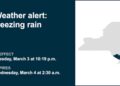 Update: Weather alert announced for freezing rain in Hudson Valley until 2 a.m. Wednesday