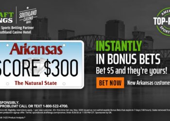 DraftKings Arkansas promo code updated: $300 bonus and “Double Your Money” odds boost for CBB Championship