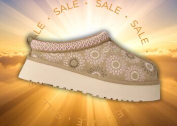 UGG’s newest Tazz Sun Stitch dropped months ago and it’s already on sale for 30% off