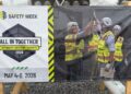 Emergency equipment demonstrated at Micron facility; showcasing community partnership