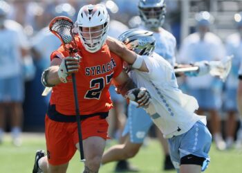 SU lax overcomes season-high turnover count to beat UNC and advance to Final Four