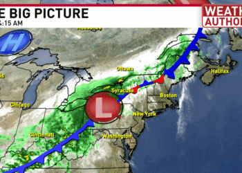 Steady morning rain as CNY enters into a chilly pattern