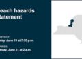 Beach hazards statement affecting Oswego and Jefferson counties until 2 a.m. Sunday