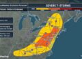 Central NY weather: Strong storms expected Friday afternoon as cold front arrives