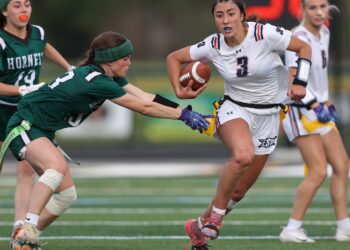 Three Section III flag football players tabbed  for first-team all-state selections