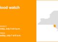 Flood watch in place for Sullivan County until Tuesday morning caused by heavy downpours