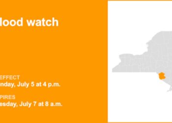 Flood watch in place for Sullivan County until Tuesday morning caused by heavy downpours