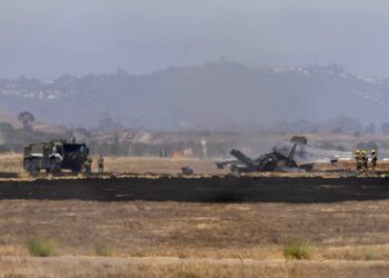 F-35B stealth fighter crashes near air base, Marine Corps says