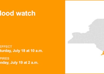 Flood watch in place for Westchester County for Saturday and Sunday caused by excessive rain