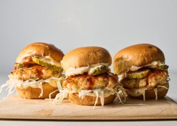 Shrimp and tofu sliders
