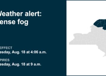 Prepare for dense fog in North Country until Tuesday morning