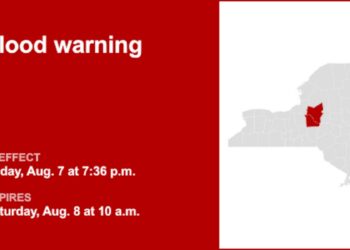 Flood warning issued for Madison and Oneida counties until Saturday morning — minor flooding is anticipated