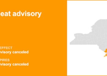 Update: The heat advisory for Hudson Valley is canceled