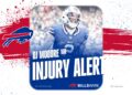 Bills vs. Lions: Injury update for WR DJ Moore