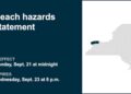 Beach hazards statement for Niagara and Orleans counties from Monday to Wednesday