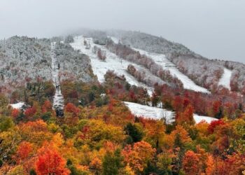 Say it ain’t snow: First sign of winter appears in the Adirondack Mountains